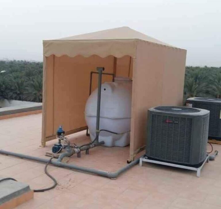 مظلات خزانات مظلات سخانات مظلات مكيفات مظلات السطح بشمال الرياض