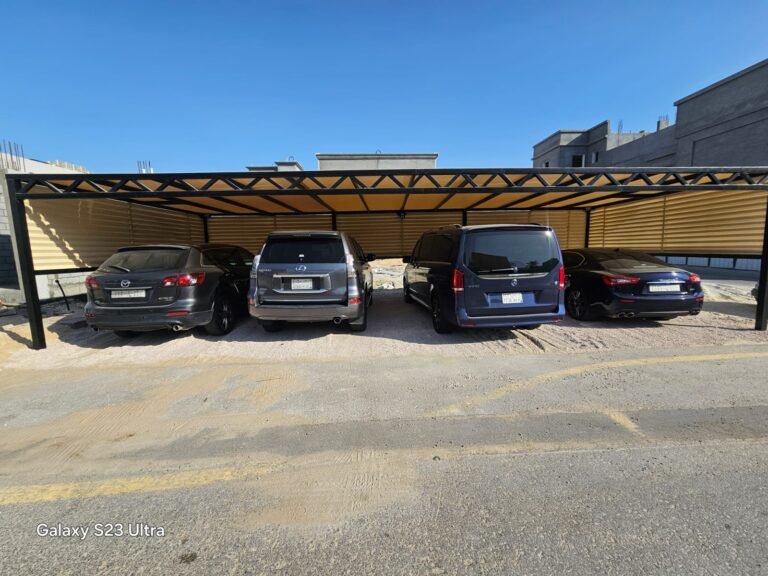 مظلات سيارات مظلات حدائق مظلات ممرات مظلات كابولي حي الروضة والرمال بالرياض