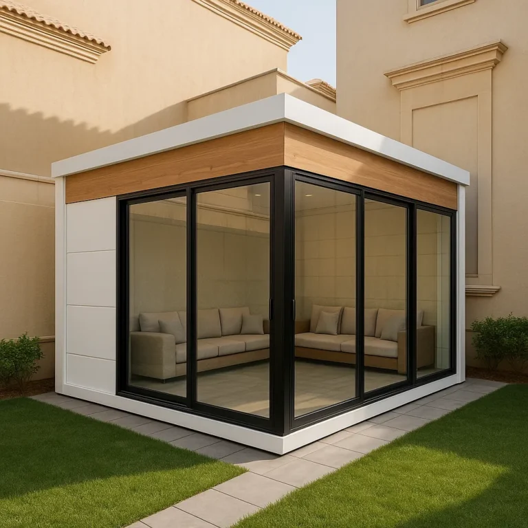 مجالس خارجية سندوتش بنل بحي العزيزيةوالمزاحمية: دليل التصميم، التكلفة، وأفضل المقاولين 2026